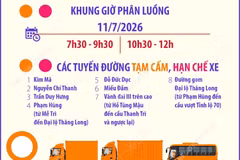 Hà Nội tạm cấm, hạn chế phương tiện trên nhiều tuyến đường ngày 11/7
