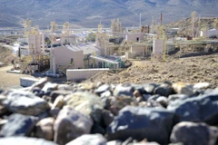 Một cơ sở khai thác và chế biến đất hiếm tại Mountain Pass, California. (Ảnh: Blooomberg)