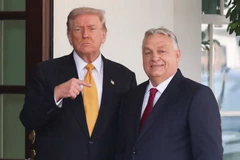 Tổng thống Trump và Thủ tướng Hungary Viktor Orban. (Ảnh: Reuters)