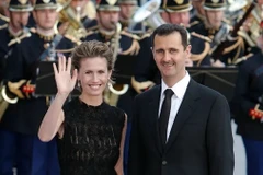 Ông Bashar al-Assad và vợ Asma al-Assad. (Ảnh: Reuters)