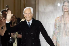 Nhà thiết kế Giorgio Armani. (Ảnh: AP)