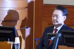 Cựu Tổng thống Hàn Quốc Yoon Suk Yeol. (Ảnh: THX/TTXVN)