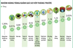Chỉ số giá tiêu dùng tháng 2 tăng 1,14% 