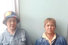 Hai đối tượng tại Công an Long An.