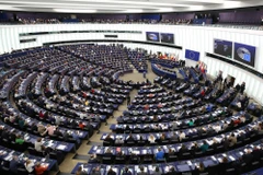 Một phiên họp của các nước Liên minh châu Âu. (Ảnh: THX/TTXVN)