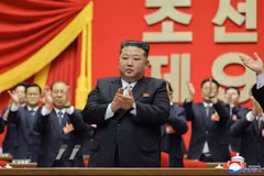 Nhà lãnh đạo Triều Tiên Kim Jong Un. (Ảnh: Yonhap/TTXVN)