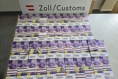 Một phần số tiền giả bị thu giữ. (Ảnh: Europol)