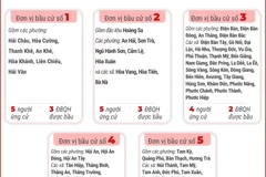 5 đơn vị bầu cử của thành phố Đà Nẵng