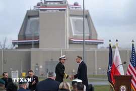 Căn cứ phòng thủ tên lửa của Mỹ tại Redzikowo, miền Bắc Ba Lan. (Ảnh: PAP/TTXVN)