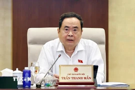 Chủ tịch Quốc hội Trần Thanh Mẫn phát biểu. (Ảnh: Doãn Tấn/TTXVN)