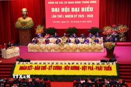 Tổng Bí thư Tô Lâm phát biểu chỉ đạo Đại hội. (Ảnh: Văn Điệp/TTXVN)