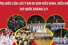 Những điều cần lưu ý khi đi xem diễu binh, diễu hành dịp Quốc khánh 2/9