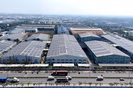 Một góc Khu công nghiệp VSIP (Thành phố Hồ Chí Minh). (Ảnh: Thanh Vũ/TTXVN)