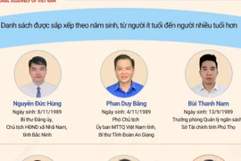 33 người dưới 40 tuổi trúng cử đại biểu Quốc hội khóa XVI