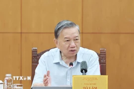 Tổng Bí thư Tô Lâm phát biểu. (Ảnh: Thống Nhất/TTXVN)