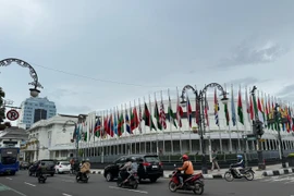 Tòa nhà Mederka, nơi diễn ra Hội nghị Á-Phi lịch sử năm 1955. (Ảnh: Đỗ Quyên/VIetnam+)