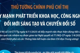 Đẩy mạnh phát triển khoa học, công nghệ, đổi mới sáng tạo và chuyển đổi số