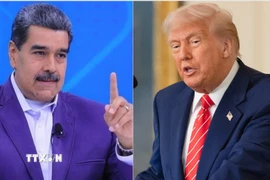 Tổng thống Mỹ Donald Trump và tổng thống Venezuela Nicolas Maduro. (Nguồn: TTXVN)
