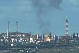 Hiện trường vụ tấn công.(Nguồn: mezha.net)