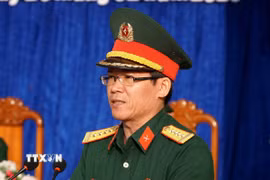 Tại Quyết định số 962/QĐ-TTg, Thủ tướng Chính phủ bổ nhiệm đồng chí Đại tá Lương Đình Chung, Phó Chính ủy Quân khu 5 giữ chức Chính ủy Quân khu 5. (Ảnh: Quốc Dũng/TTXVN)