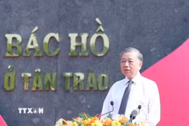Tổng Bí thư Tô Lâm phát biểu. (Ảnh: Thống Nhất/TTXVN)