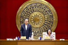 Chủ tịch Quốc hội Trần Thanh Mẫn phát biểu. (Ảnh: Doãn Tấn/TTXVN)