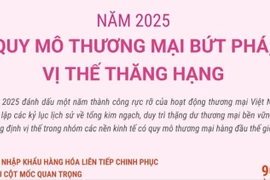 Năm 2025, quy mô thương mại Việt Nam bứt phá, vị thế thăng hạng