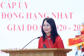 Đồng chí Lâm Thị Phương Thanh. (Ảnh: Phương Hoa/TTXVN)