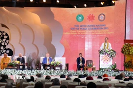 Phiên toàn thể của Hội thảo. (Ảnh: Tiến Lực/TTXVN)