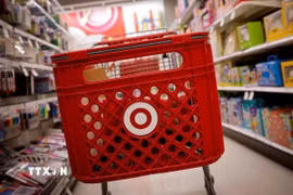 Bên trong một đại lý bán lẻ của Target ở New York, Mỹ. (Ảnh: Reuters/TTXVN)