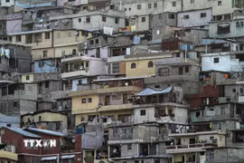 Một khu dân cư ở Port-au-Prince, Haiti. (Ảnh: THX/TTXVN)
