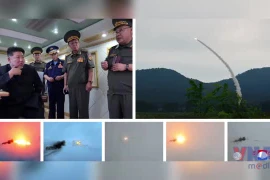 Cận cảnh quá trình phóng thử nghiệm các tên lửa phòng không mới của Triều Tiên