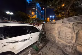 Hiện trường vụ tai nạn. (Nguồn: OFFB)