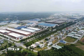 Khu công nghiệp VSIP mở rộng ở thị xã Tân Uyên, tỉnh Bình Dương. (Ảnh: Vũ Sinh/TTXVN)