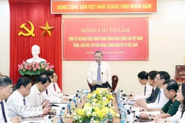 Tổng Bí thư Tô Lâm phát biểu.(Ảnh: Thống Nhất/TTXVN)