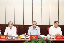 Tổng Bí thư Tô Lâm phát biểu. (Ảnh: Thống Nhất/TTXVN)