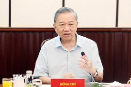 Tổng Bí thư Tô Lâm phát biểu. (Ảnh: Thống Nhất/TTXVN)