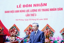 Tổng Bí thư Tô Lâm phát biểu. (Ảnh: Thống Nhất/TTXVN)