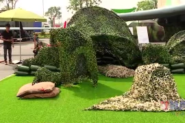 Những màn ngụy trang đặc biệt của chiến sỹ Z176 tại Triển lãm 80 năm thành tựu
