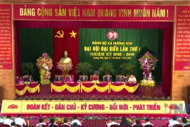 Thường trực Ban Bí thư dự Đại hội Đảng bộ xã Hương Sơn, tỉnh Hà Tĩnh