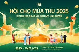 Không gian Hội chợ mùa Thu 2025 được tổ chức như một hành trình xuyên Việt 