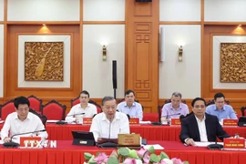 Tổng Bí thư Tô Lâm phát biểu. (Ảnh: Thống Nhất/TTXVN)