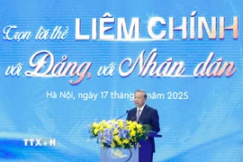 Tổng Bí thư Tô Lâm phát biểu tại Lễ kỷ niệm 80 năm Ngày truyền thống Thanh tra Việt Nam. Ảnh: TTXVN