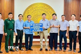 Thành phố Hải Phòng hỗ trợ tỉnh Đắk Lắk 40 tỷ đồng khắc phục hậu quả mưa lũ. (Ảnh: Nguyên Dung/TTXVN)