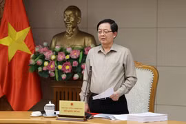 Phó Thủ tướng Hồ Quốc Dũng phát biểu tại cuộc họp. (Ảnh: Xuân Tùng/TTXVN)