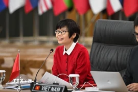 Đại sứ Tôn Thị Ngọc Hương, Trưởng Phái đoàn Việt Nam tại ASEAN. (Ảnh: TTXVN phát)