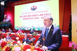 Tổng Bí thư Tô Lâm phát biểu. (Ảnh: Thống Nhất/TTXVN)