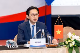 Thứ trưởng Ngoại giao Đỗ Hùng Việt, Trưởng SOM ASEAN Việt Nam. (Ảnh: TTXVN phát)