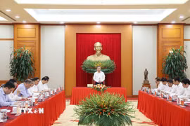Tổng Bí thư Tô Lâm phát biểu. (Ảnh: Thống Nhất/TTXVN)
