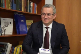 Ông Artur Liukmanov - Giám đốc Vụ An ninh thông tin quốc tế Bộ Ngoại giao Nga kiêm Đại diện đặc biệt của Tổng thống Liên bang Nga về hợp tác quốc tế trong lĩnh vực an ninh thông tin. (Ảnh: Trần Hải/TTXVN)